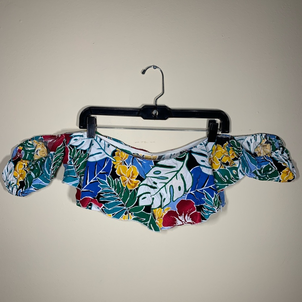 Off Shoulder Crop Top